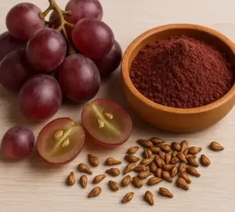 Extract of natural grape seeds