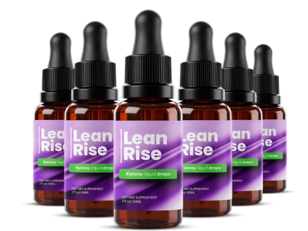 LeanRise liquid dropper supplement bottle for metabolic support