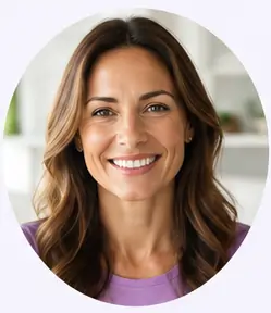 Portrait of a satisfied female customer smiling