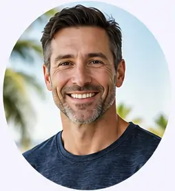 Portrait of a healthy man outdoors